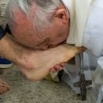 Pope Franics Kisses Foot