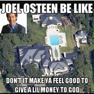 Joel Osteen house meme
