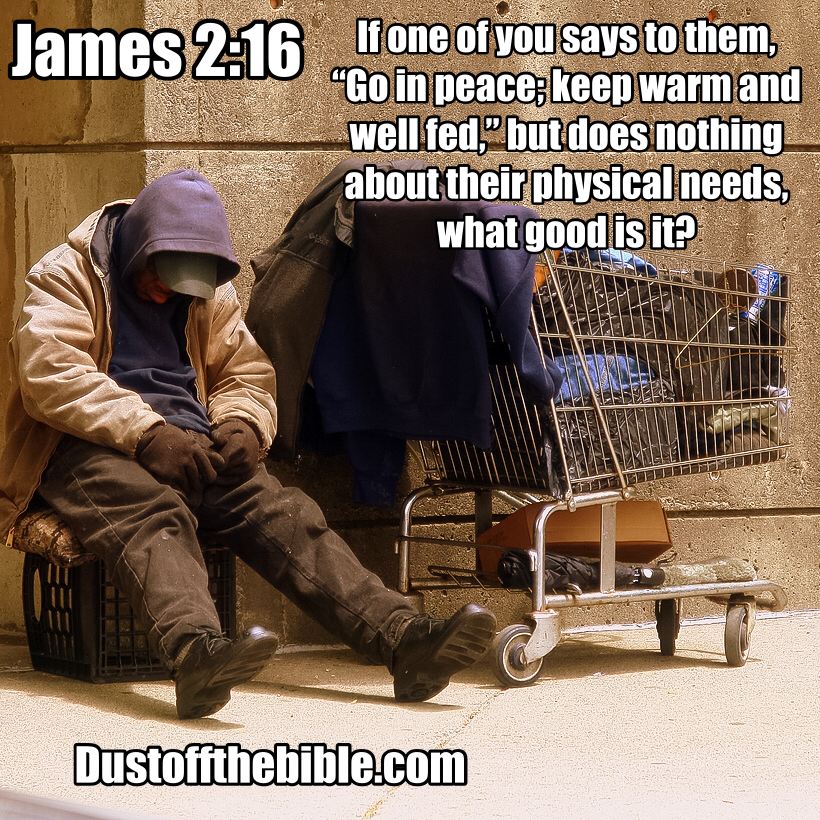 James 2:16