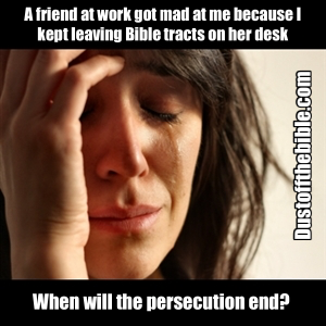 Persecution Christian meme