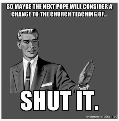 changing theology - catholic memes