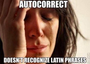 latin auto correct - catholic memes