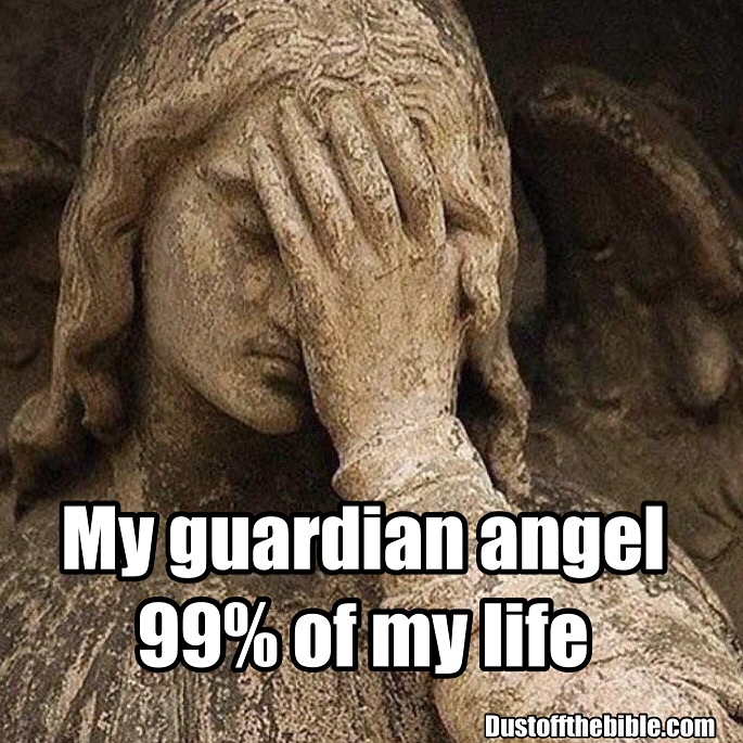 Guardian angel meme
