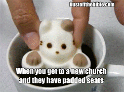 New padded seats church meme