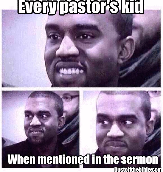 Pastors kids christian meme