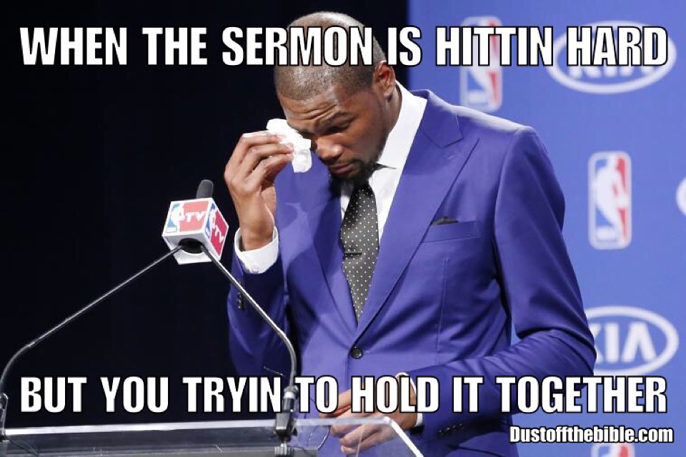 heavy sermon christian meme