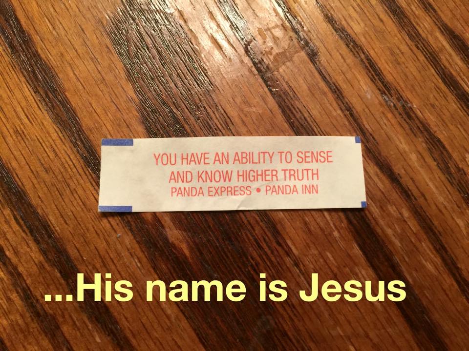 jesus fortune cookie
