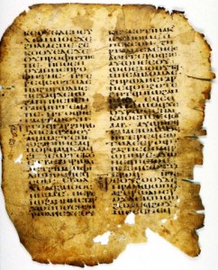 manuscript of the gospel of mark