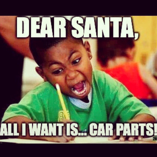 Car Parts for Christmas