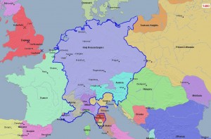 Holy Roman Empire in 1460