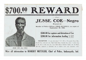 Jesse Coe Negro Reward