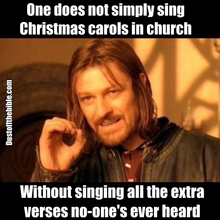 Christmas Carols christian meme
