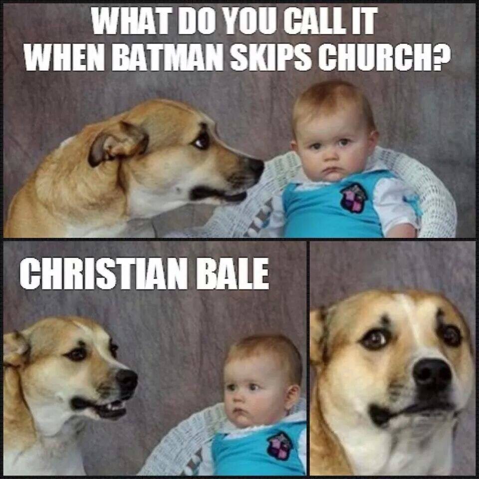 Christian Bale church meme