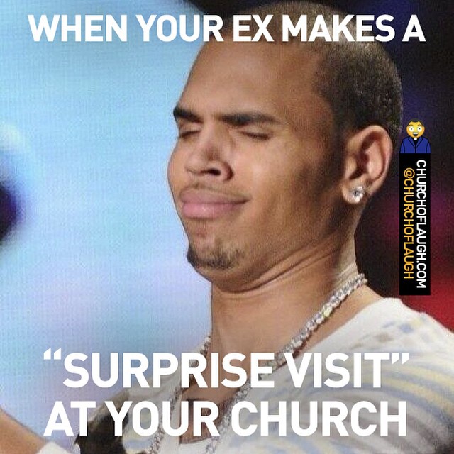 Ex GF at church meme