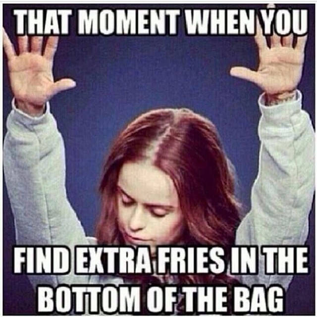 Extra fries in the bag christian meme
