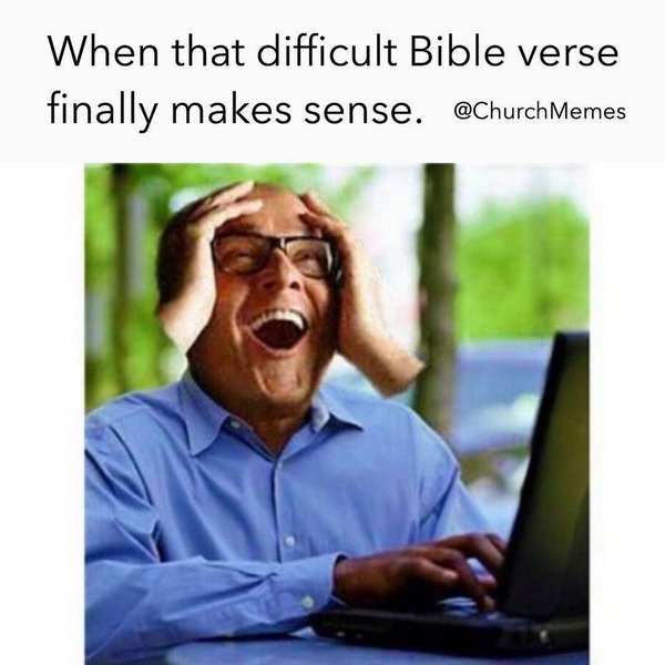 When you finally understand the verse meme