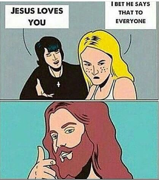 Jesus loves you meme