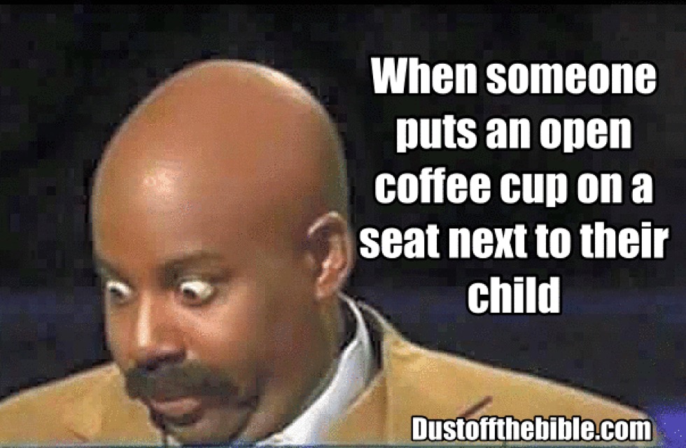 Coffee in church christian meme