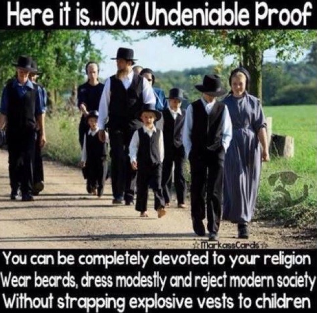 Amish VS Muslim meme