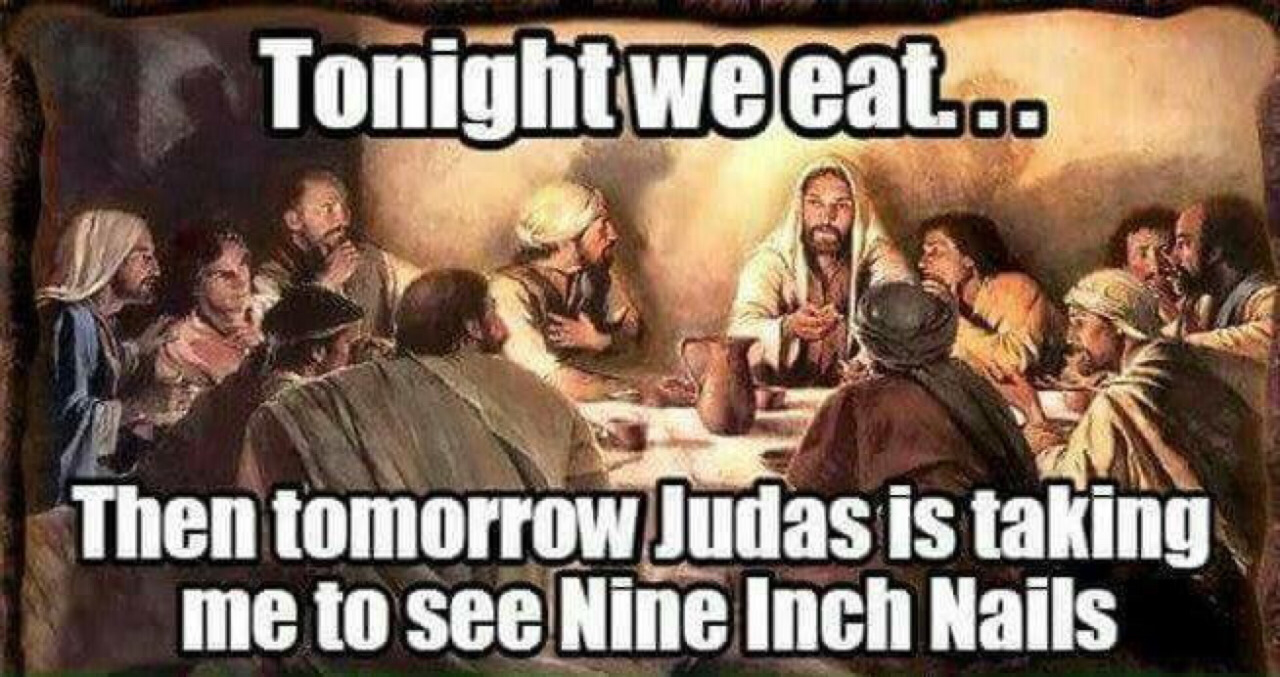 Jesus NIN last supper