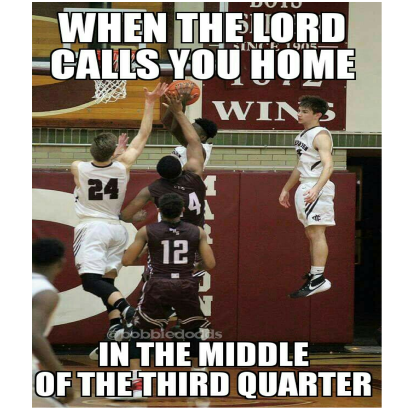 When God calls you home in the middle of the 4th quarter