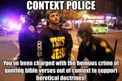 Context Police Christian Meme