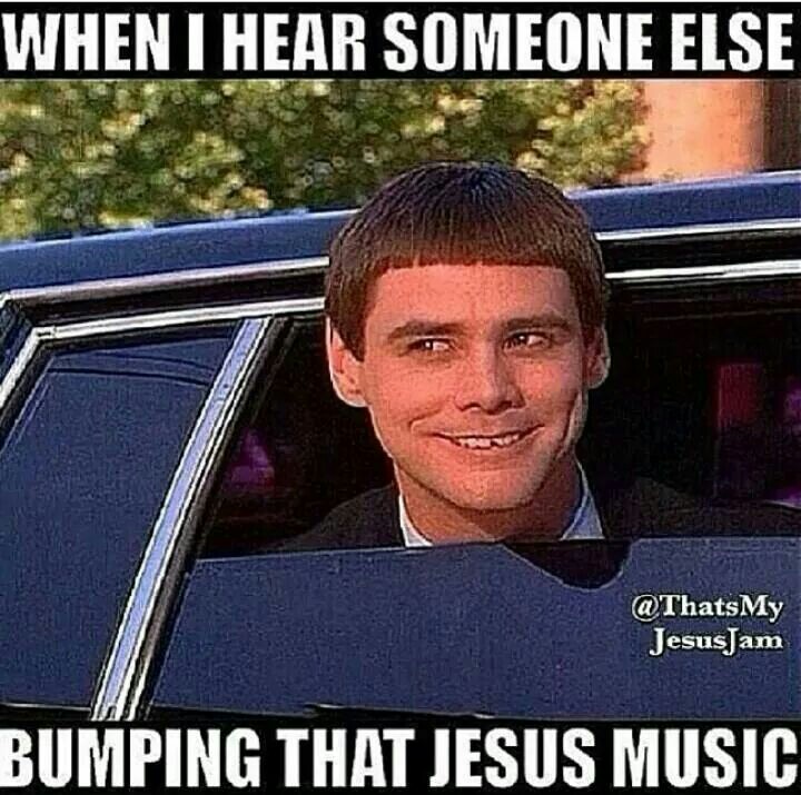 When I hear someone else playing Christian music