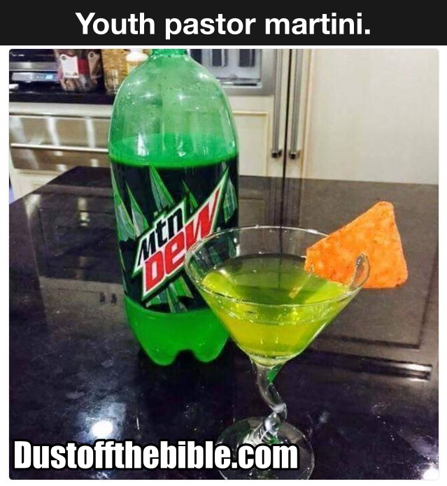 Youth pastor martini