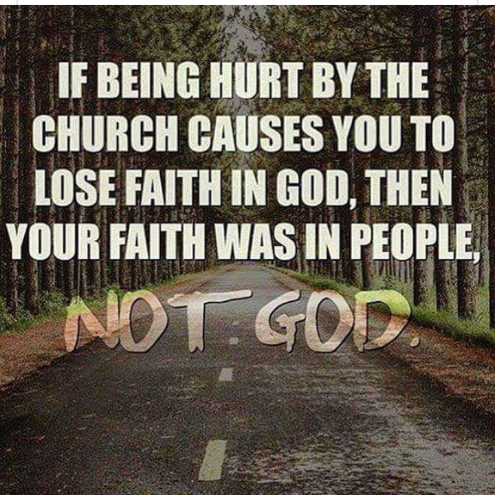 Faith in people not God