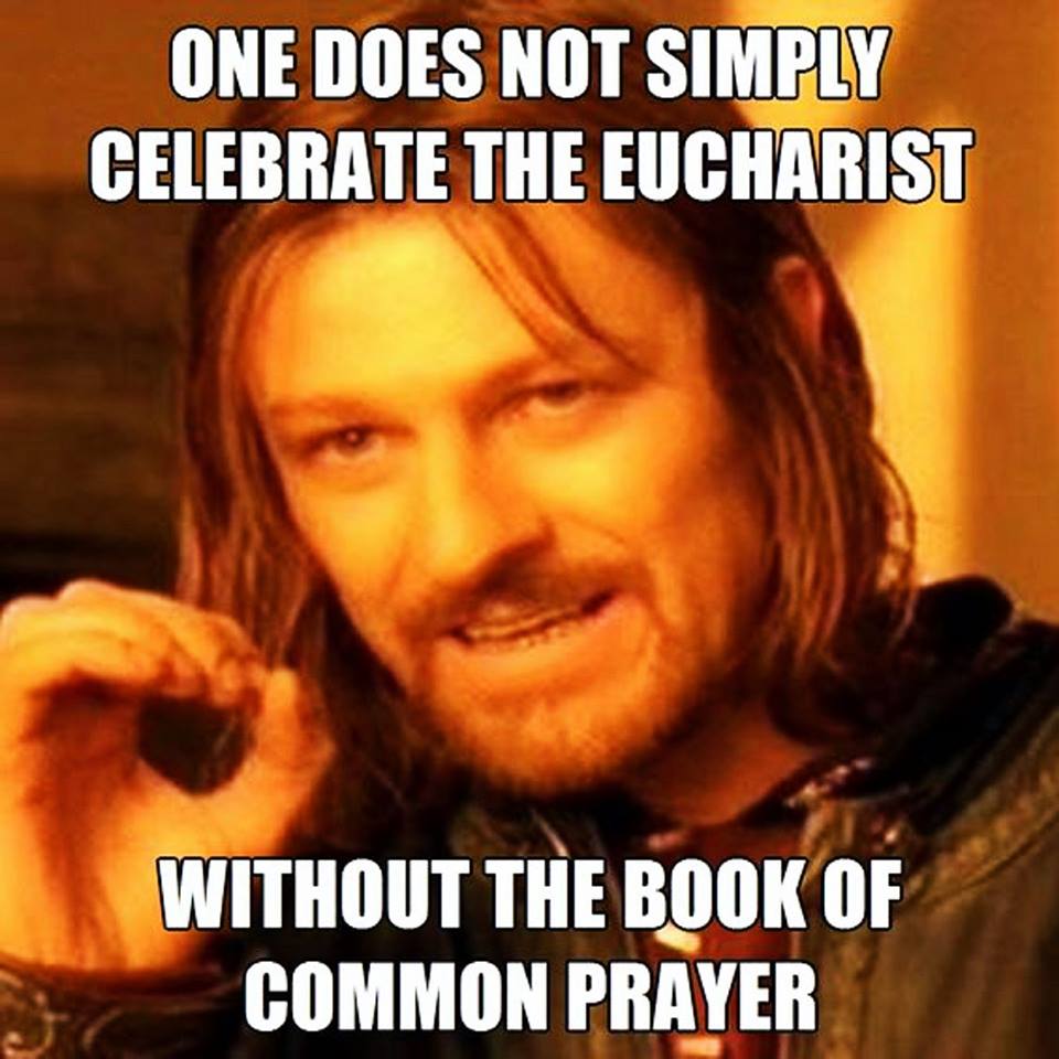 Eucharist book of common prayer meme