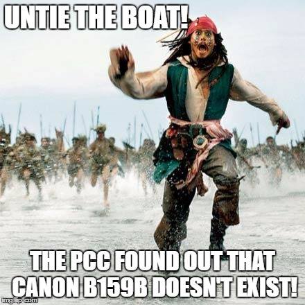 PCC canon missing meme