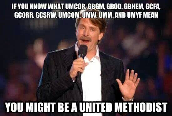 You might be a methodist if