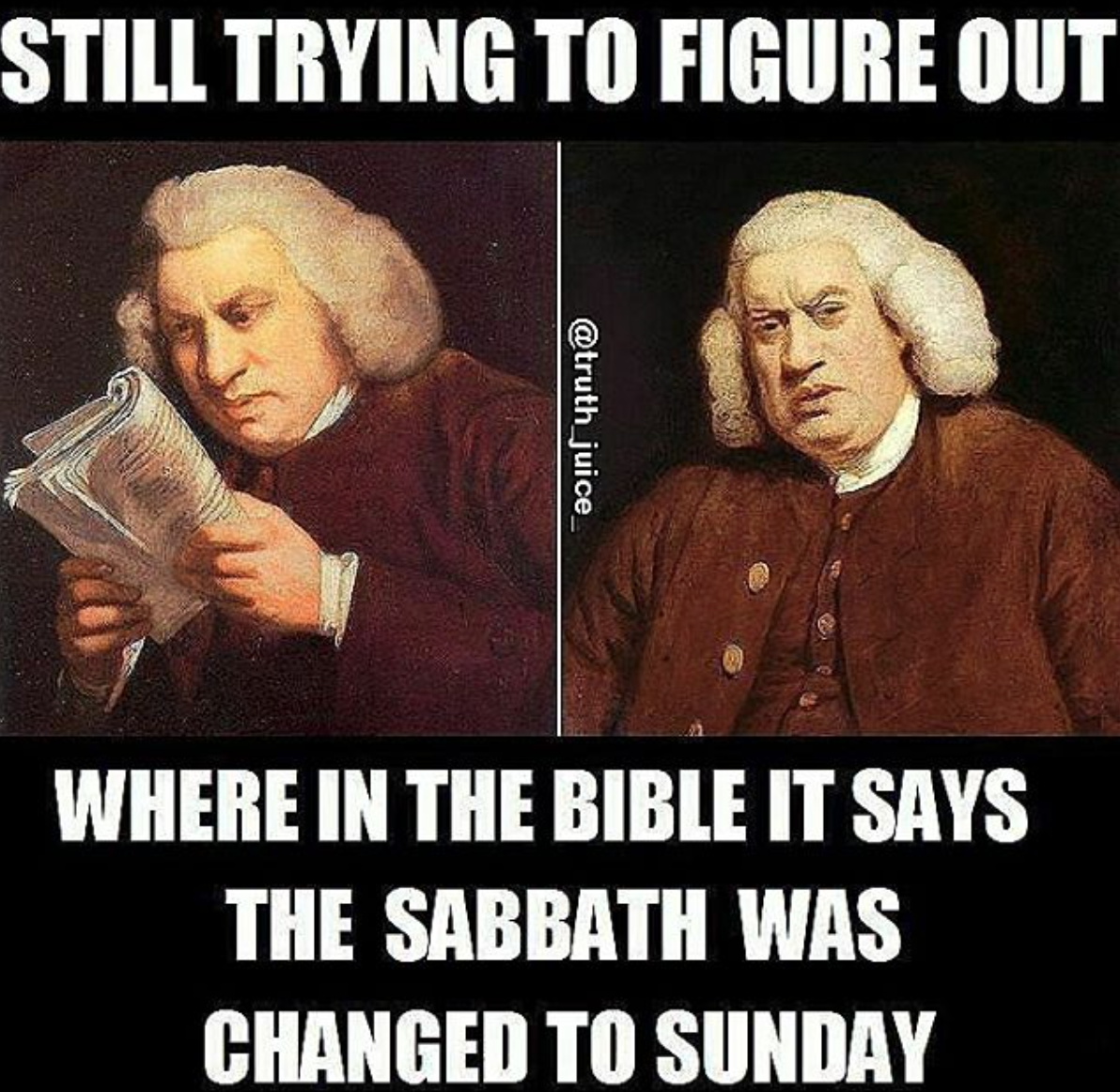 When Sunday became the Sabbath meme