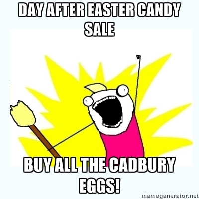 After easter chocolate meme