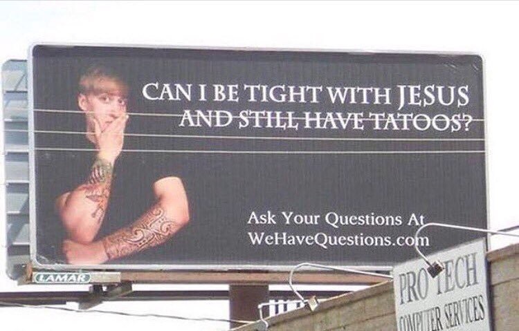 Can you have tattoos and still love Jesus
