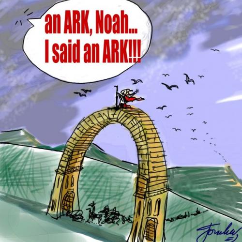 I said Ark not arch Noah meme