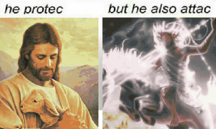 Jesus but also meme