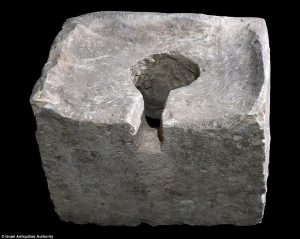 Lachish toilet from Israel Antiquities Authority