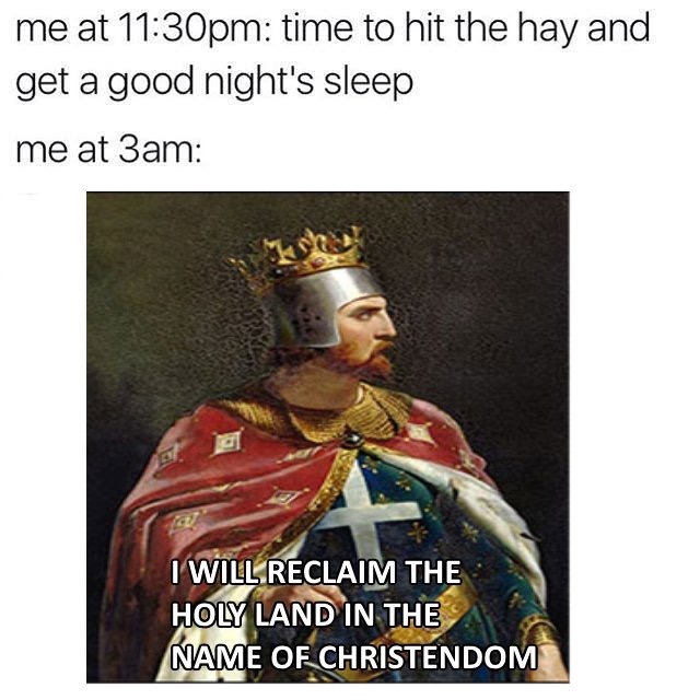 Reclaiming the holy land at 3AM