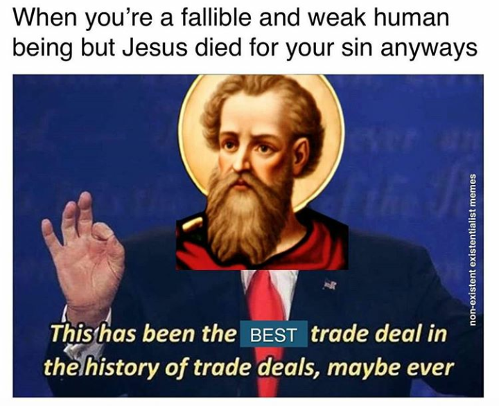 Salvation this has been the best trade deal ever