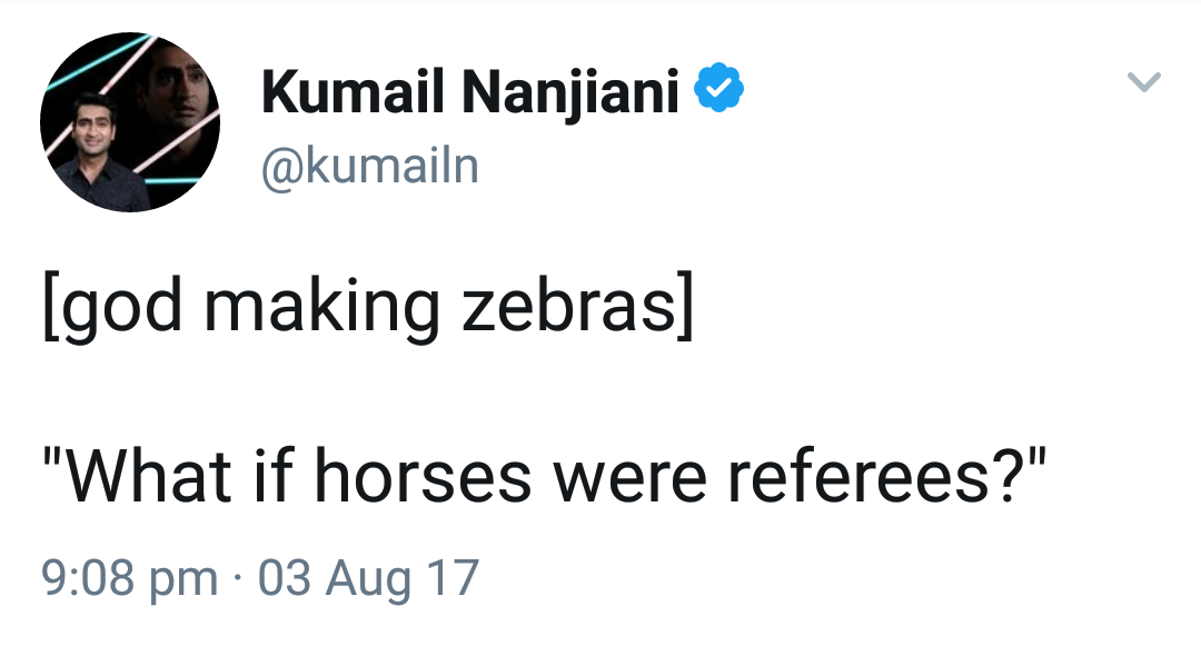 When God made zebras