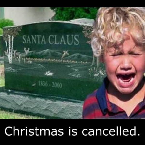 Christmas is cancelled meme