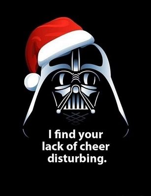 Drath Vader Christmas meme