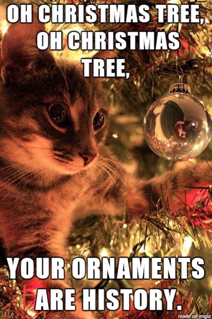 O Christmas tree your ornaments are gone meme