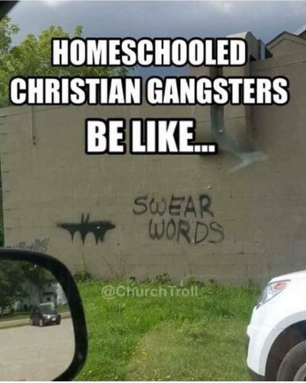 Homeschooled christian grafitti
