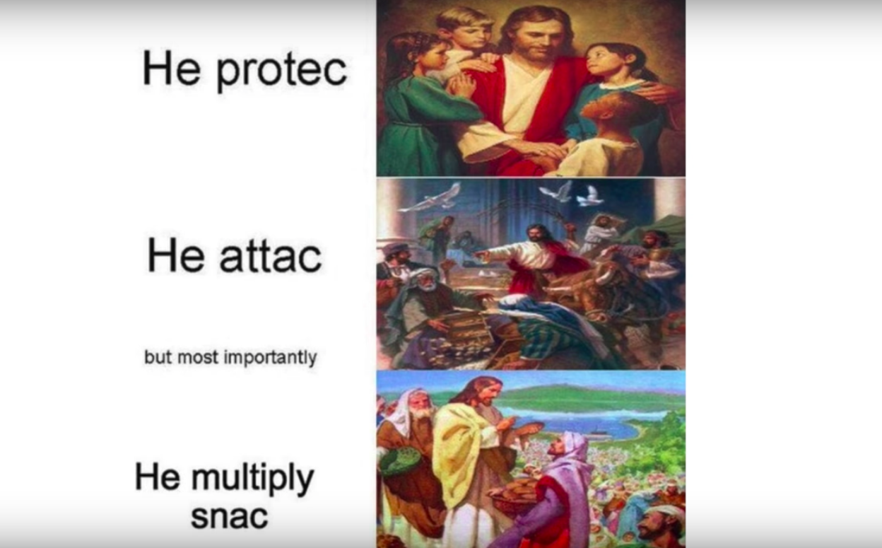 Jesus Protect, attack, and multiple snac