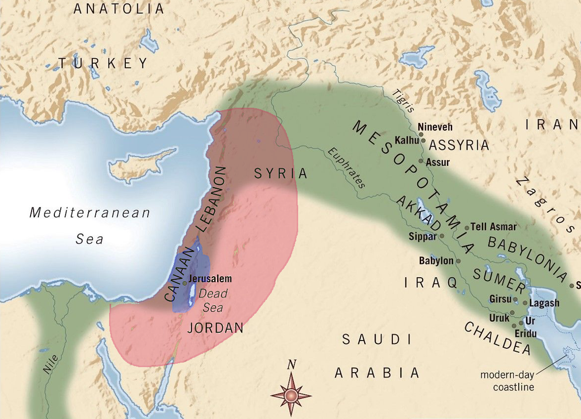 Levant, Israel, Mesopotamia in the Fertile Crescent