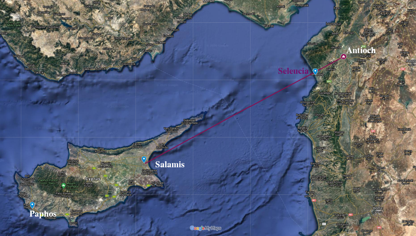 Paul and Barnabas Sail to Cyprus