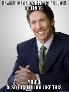 Joel Osteen meme smile