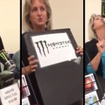 Monster energy drink lady